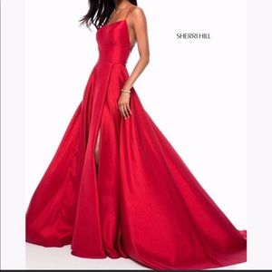 Prom Formal Dress, Sherri Hill. Size 8. Corset style back.